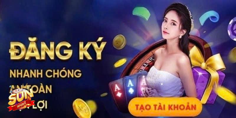 Đăng Ký sunwin - Bước 2: Điền thông tin tạo tài khoản